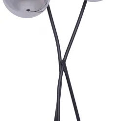 Sklep Kaja Efektowna lampa podłogowa z dwoma kloszami K-5119 z serii RUBI | Kaja