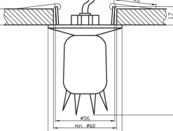 Sklep Kaja Efektowna lampa podtynkowa o niebanalnym wyglądzie 2263903 | Kaja Oświetlenie