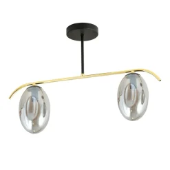 Best Sale Efektowna lampa sufitowa ze złotą konstrukcją 1280/2 z serii FINES Żyrandole Nowoczesne