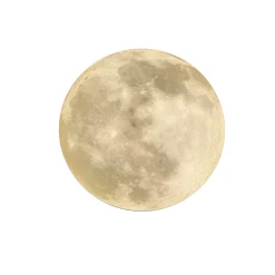 Sklep Kaja Efektowna lampa sufitowa, plafon księżyc LP-1106/1C LUNA | Kaja