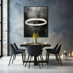 Fashion Efektowna lampa wisząca LP-033/1P L GD CRISTAL TRIANGLE MIDWAY | Kaja Żyrandole Nowoczesne