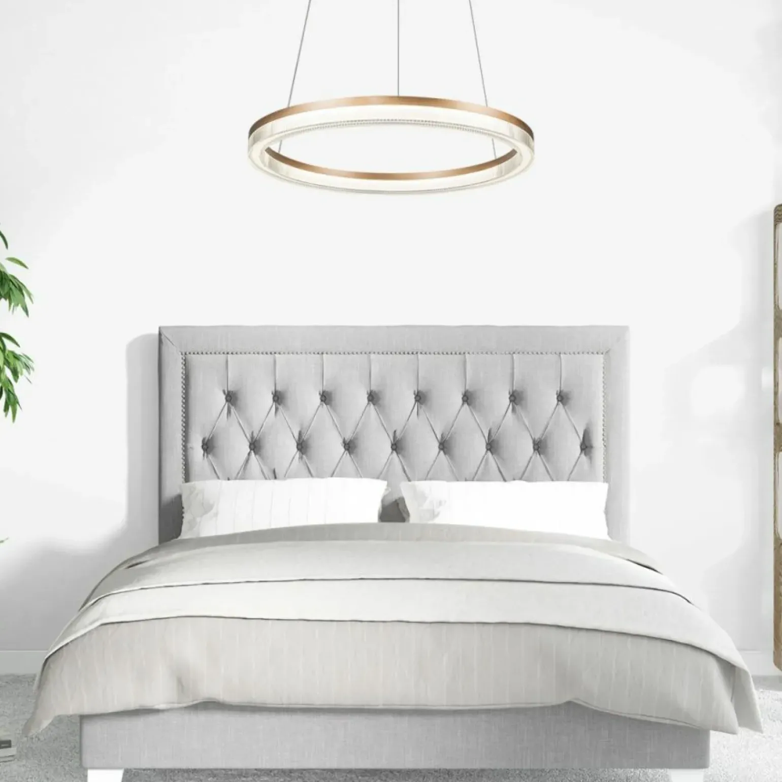 Fashion Efektowna lampa wisząca LP-033/1P L GD CRISTAL TRIANGLE MIDWAY | Kaja Żyrandole Nowoczesne