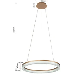 Fashion Efektowna lampa wisząca LP-033/1P L GD CRISTAL TRIANGLE MIDWAY | Kaja Żyrandole Nowoczesne