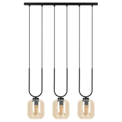 Fashion Efektowna lampa wisząca, trzy niezwykłe klosze K-5581 z serii CONI Żyrandole Nowoczesne
