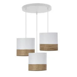 New Efektowna lampa wisząca, w kolorze bieli 33-17574 z serii BIANCO Żyrandole Nowoczesne