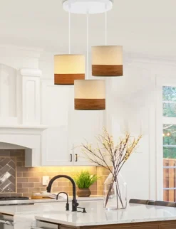 New Efektowna lampa wisząca, w kolorze bieli 33-17574 z serii BIANCO Żyrandole Nowoczesne