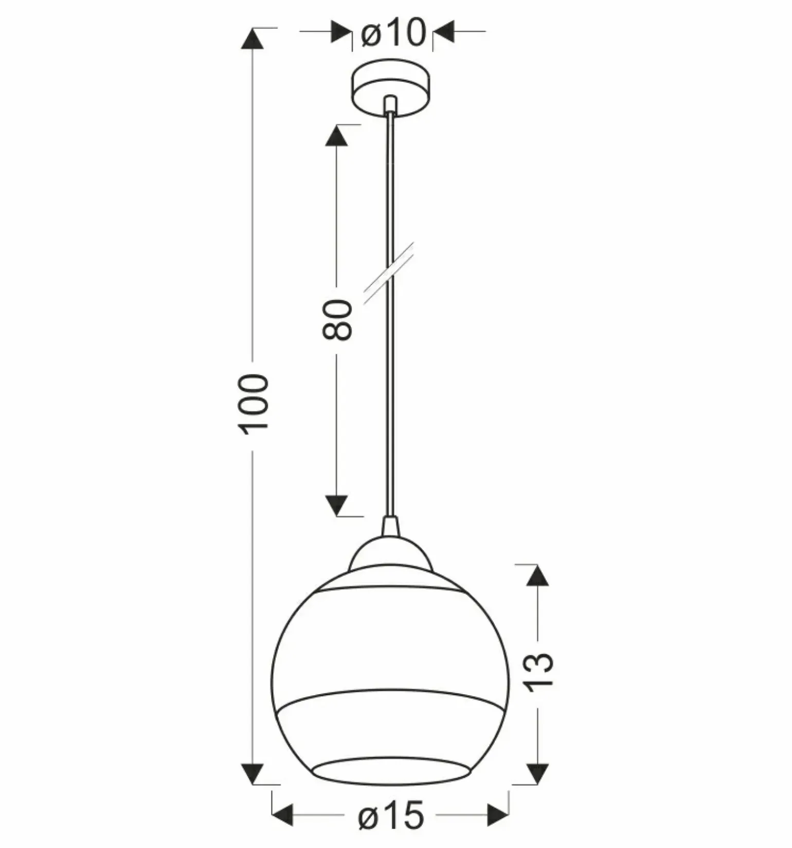 Best Efektowna lampa wisząca z jednym kloszem 31-21212 z serii CONTESSA | Kaja Oświet Żyrandole Nowoczesne