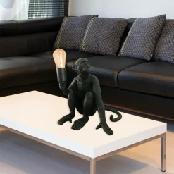 Sklep Kaja Efektowna lampka stołowa małpa ABR-KARD4-C MONKEY | Kaja Oświetlenie