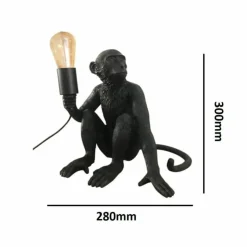 Sklep Kaja Efektowna lampka stołowa małpa ABR-KARD4-C MONKEY | Kaja Oświetlenie