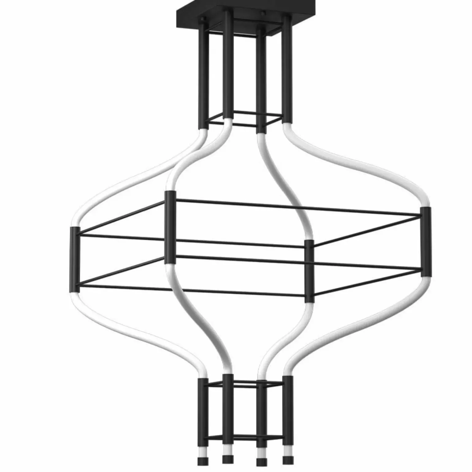 Best Efektowna, ledowa lampa na antresolę 4000K ANT 9056 ALHA S | Kaja Żyrandole Nowoczesne