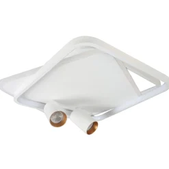 Sklep Kaja Efektowna, ledowa lampa sufitowa LP-0612/2C SQUARE WH PARMA | Kaja