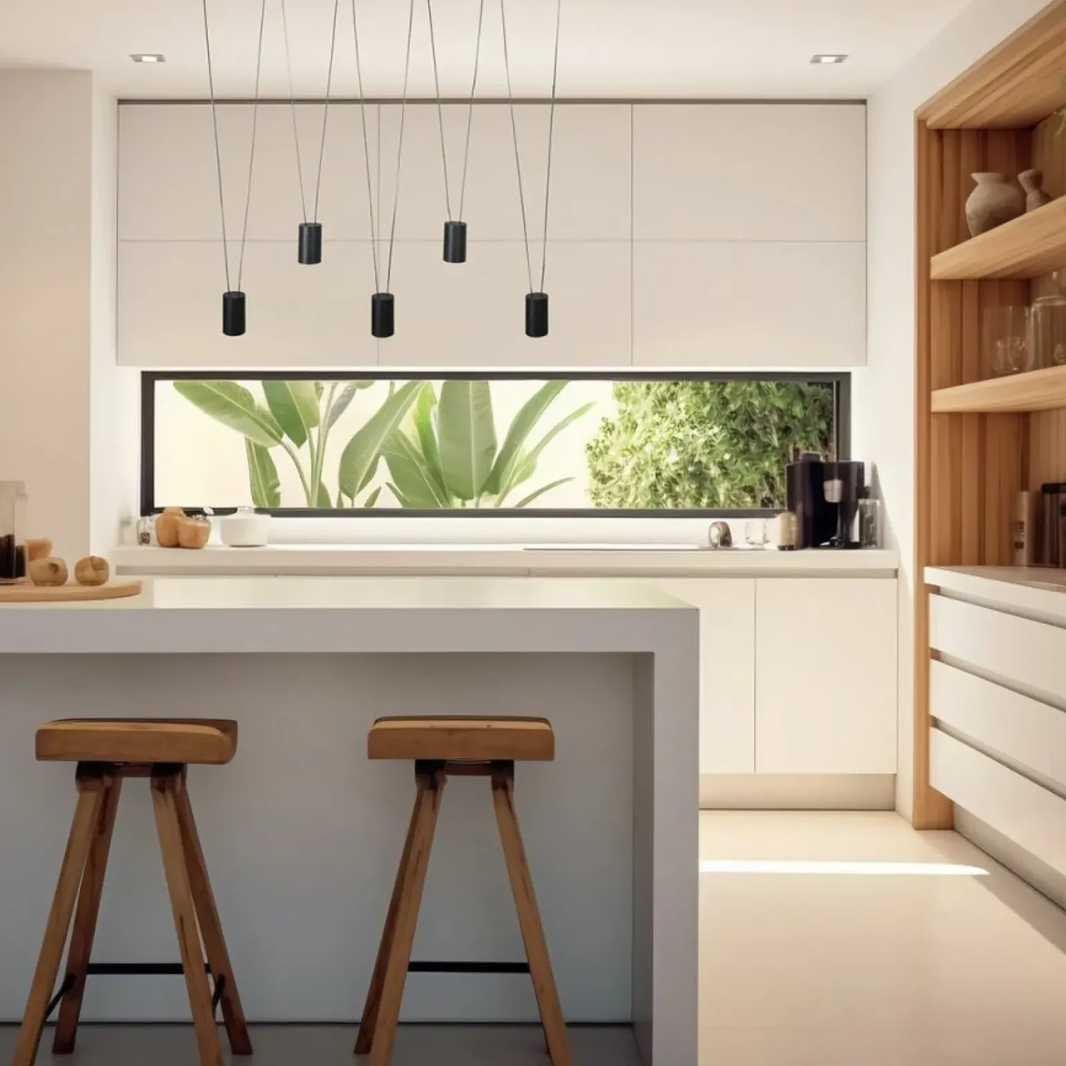 New Efektowna, liniowa lampa wisząca z tubami LP-432/5P BK TOLEDO | Kaja Żyrandole Nowoczesne