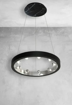 Best Sale Efektowna, marmurowa lampa wisząca do salonu MZ5031 CASSIOPEIA | Kaja Żyrandole Nowoczesne