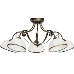 Sklep Kaja Efektowna, patynowa lampa sufitowa LX 3919 ANTICA | Kaja Oświetlenie