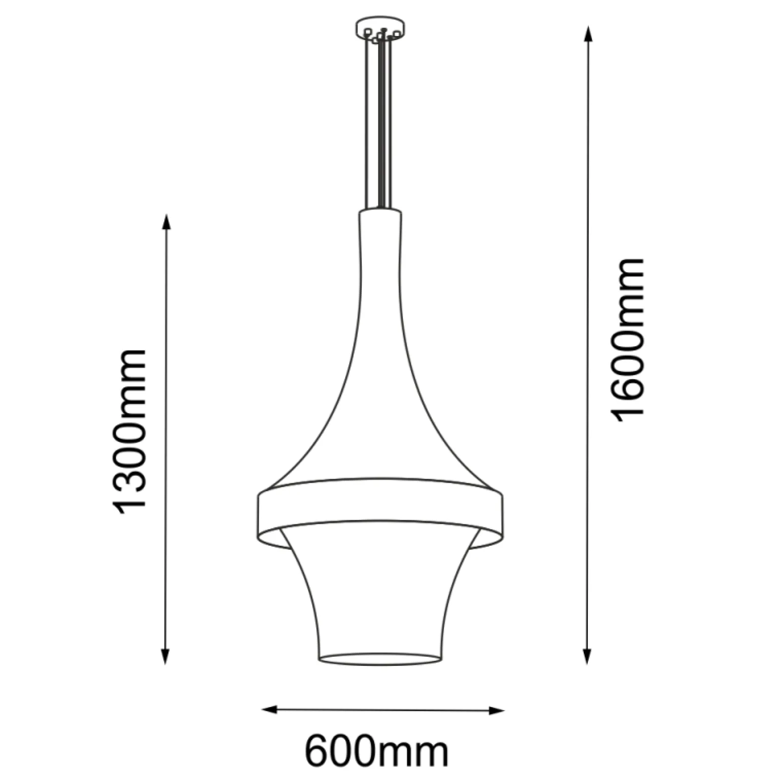 Sklep Kaja Efektowna, pleciona lampa wisząca z ledem ANT 5033 DOTA | Kaja