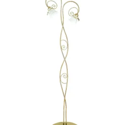 Sklep Kaja Efektowna, złota lampa podłogowa retro glamour LX 75 KOKARDA | Kaja