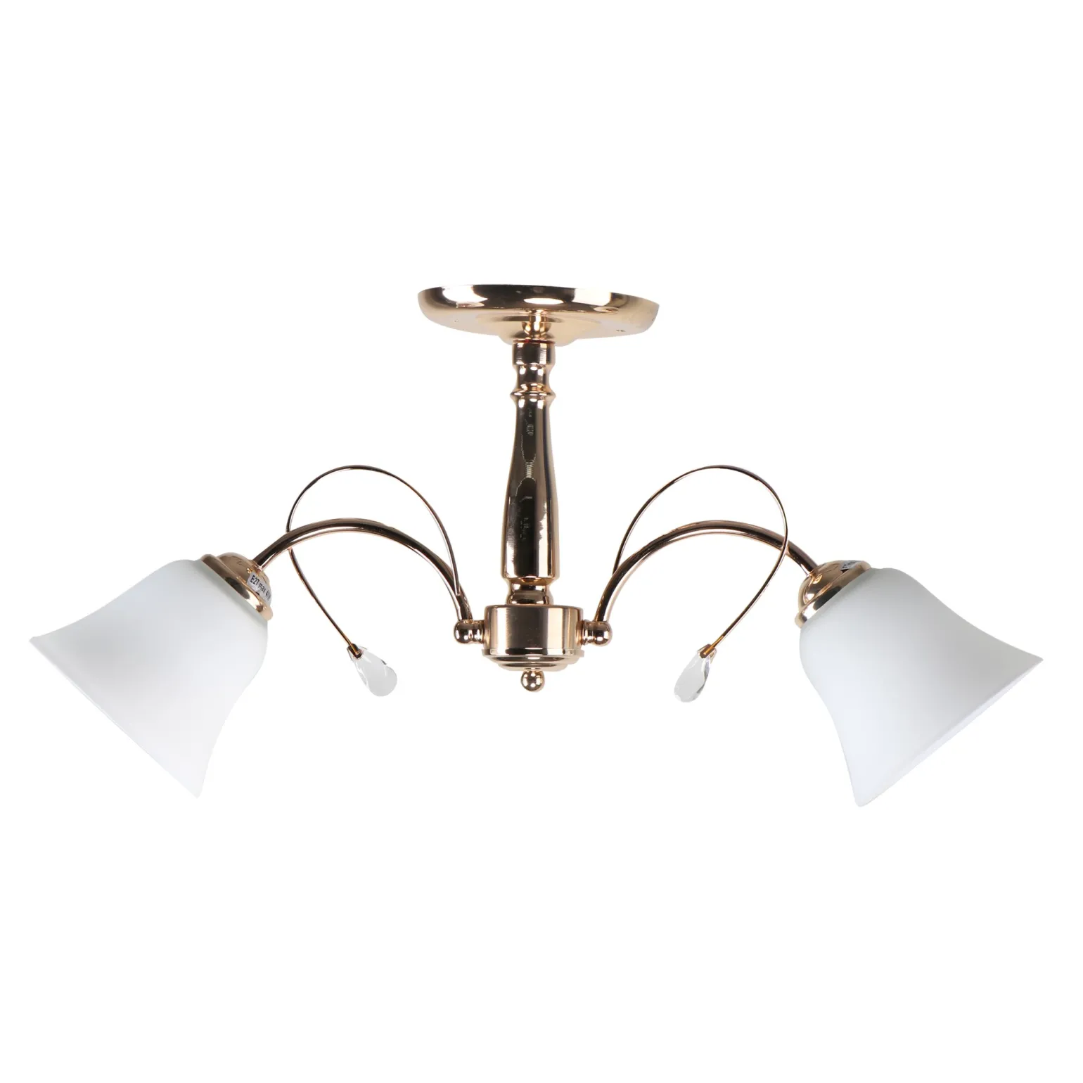 Sklep Kaja Efektowna, złota lampa sufitowa z kloszami 32-22417 ORA | Kaja