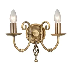 Sklep Kaja Efektowny kinkiet ścienny, mosiądz ART2-AGD-BRASS z serii ARTISAN