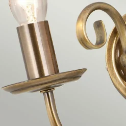 Sklep Kaja Efektowny kinkiet ścienny, mosiądz ART2-AGD-BRASS z serii ARTISAN