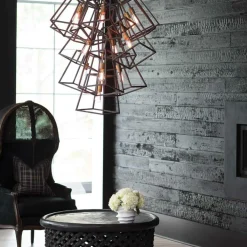 Cheap Ekstrawagancka lampa wisząca, brąz HK-FULTON-13P z serii FULTON Żyrandole Nowoczesne