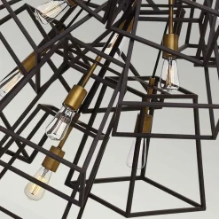 Cheap Ekstrawagancka lampa wisząca, brąz HK-FULTON-13P z serii FULTON Żyrandole Nowoczesne