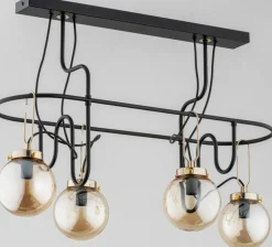 Best Ekstrawagancka, loftowa lampa sufitowa AL 63012 | Kaja Żyrandole Nowoczesne