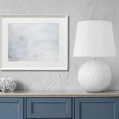 Sklep Kaja Elegancka, biała lampka stołowa TK 16046 SANTANA WHITE | Kaja