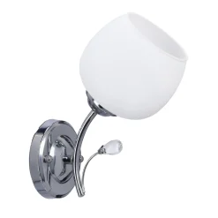 Sklep Kaja Elegancka, chromowana lampa ścienna 21-09425 ESTAR | Kaja Oświetlenie