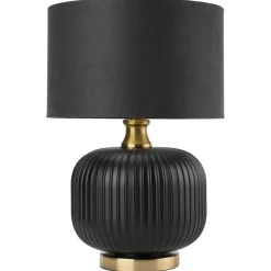 Sklep Kaja Elegancka, czarno-złota lampka stołowa LP-1515/1T SMALL z serii TAMIZA