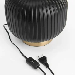 Sklep Kaja Elegancka, czarno-złota lampka stołowa LP-1515/1T SMALL z serii TAMIZA