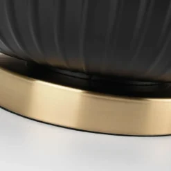 Sklep Kaja Elegancka, czarno-złota lampka stołowa LP-1515/1T SMALL z serii TAMIZA