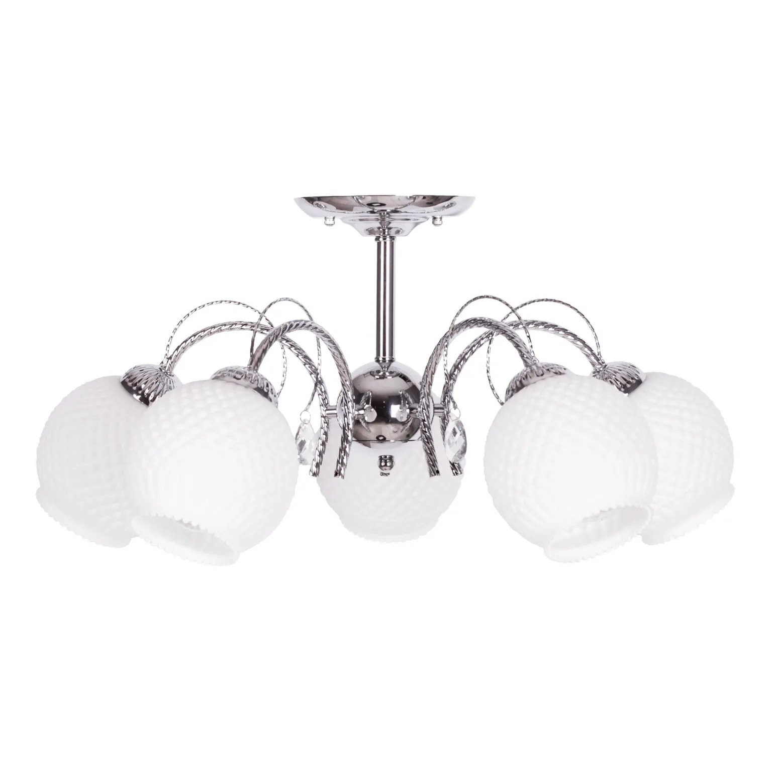 Sklep Kaja Elegancka, duża lampa sufitowa K-JSL-6554/5 CHR SUSAN | Kaja