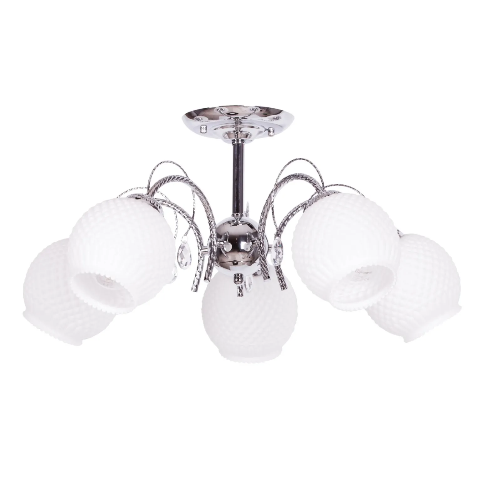 Sklep Kaja Elegancka, duża lampa sufitowa K-JSL-6554/5 CHR SUSAN | Kaja