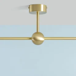 Sklep Kaja Elegancka, krótka, dwukierunkowa lampa sufitowa 1113PL_H40 PEARL