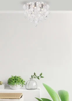 Sklep Kaja Elegancka, kryształowa lampa sufitowa 19031-M GRESSA | Kaja