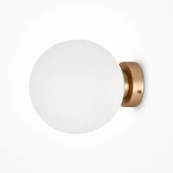 Sklep Kaja Elegancka, kulista lampa ścienna ⌀20cm MOD321WL-01G3 BASIC FORM