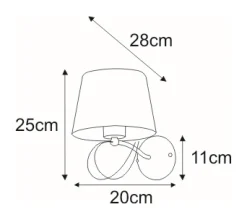 Sklep Kaja Elegancka lampa na pozłacanym ramieniu K-4082 SOFIA | Kaja Oświetlenie