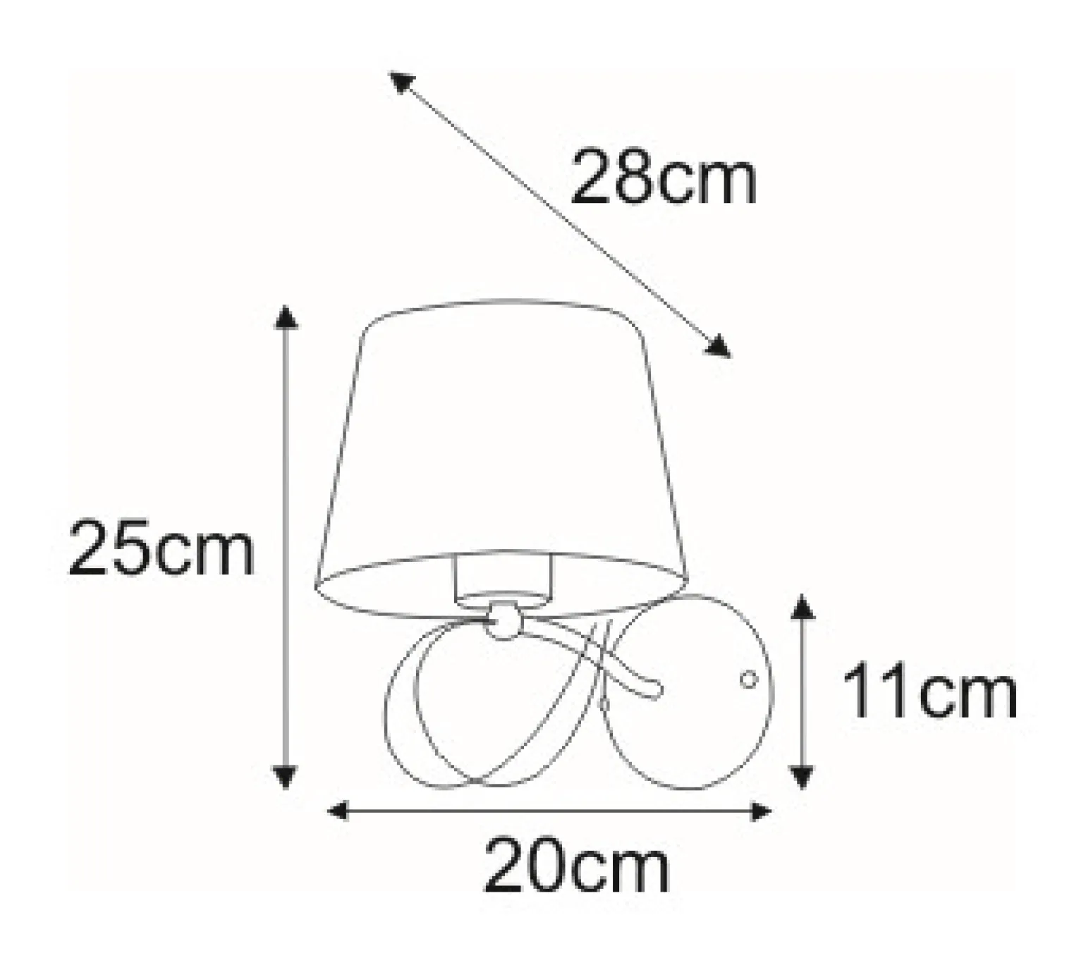 Sklep Kaja Elegancka lampa na pozłacanym ramieniu K-4082 SOFIA | Kaja Oświetlenie
