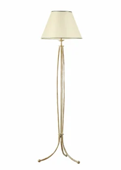 Sklep Kaja Elegancka lampa podłogowa w kolorze złota JUP 518 LAURA | Kaja