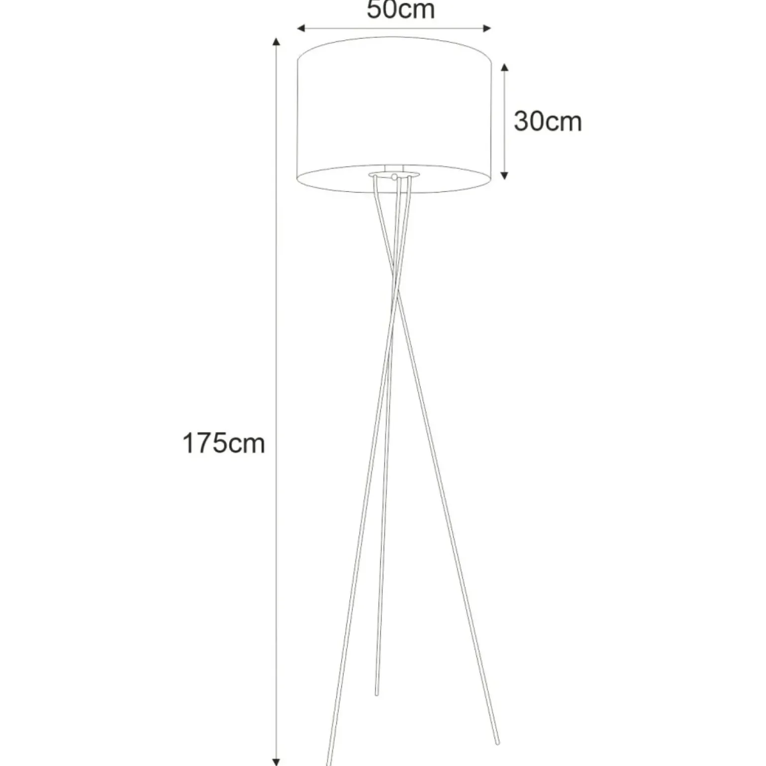 Sklep Kaja Elegancka lampa podłogowa na trójnogu K-4329 | Kaja Oświetlenie