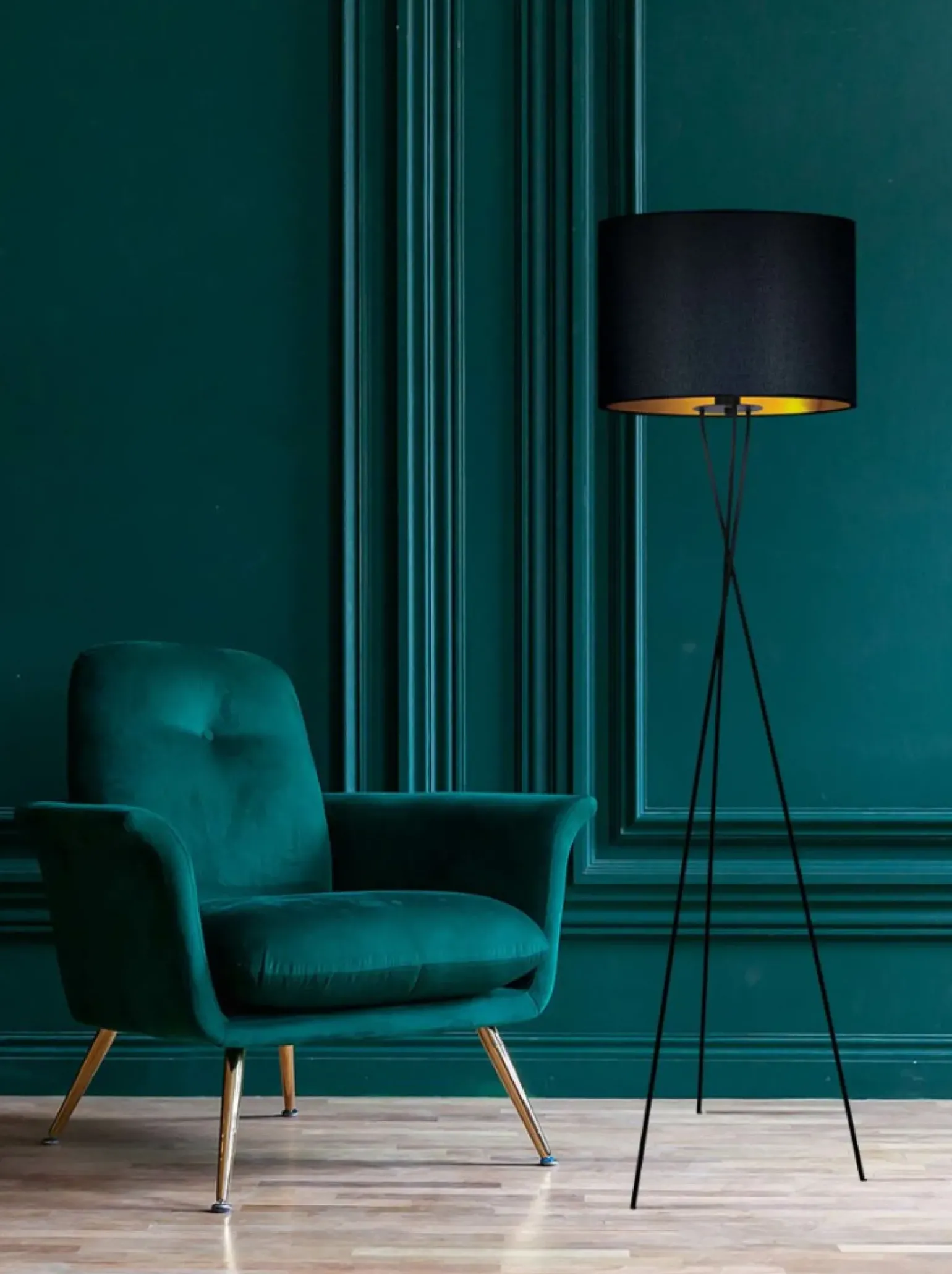 Sklep Kaja Elegancka lampa podłogowa na trójnogu K-4329 | Kaja Oświetlenie