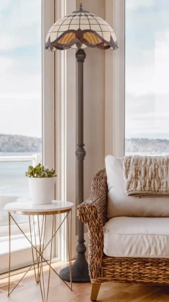 Sklep Kaja Elegancka lampa podłogowa K-F161122 WITRAŻ | Kaja Oświetlenie