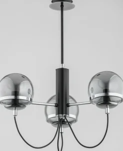 Cheap Elegancka lampa sufitowa z grafitowymi kloszami AL 28373 | Kaja Żyrandole Nowoczesne