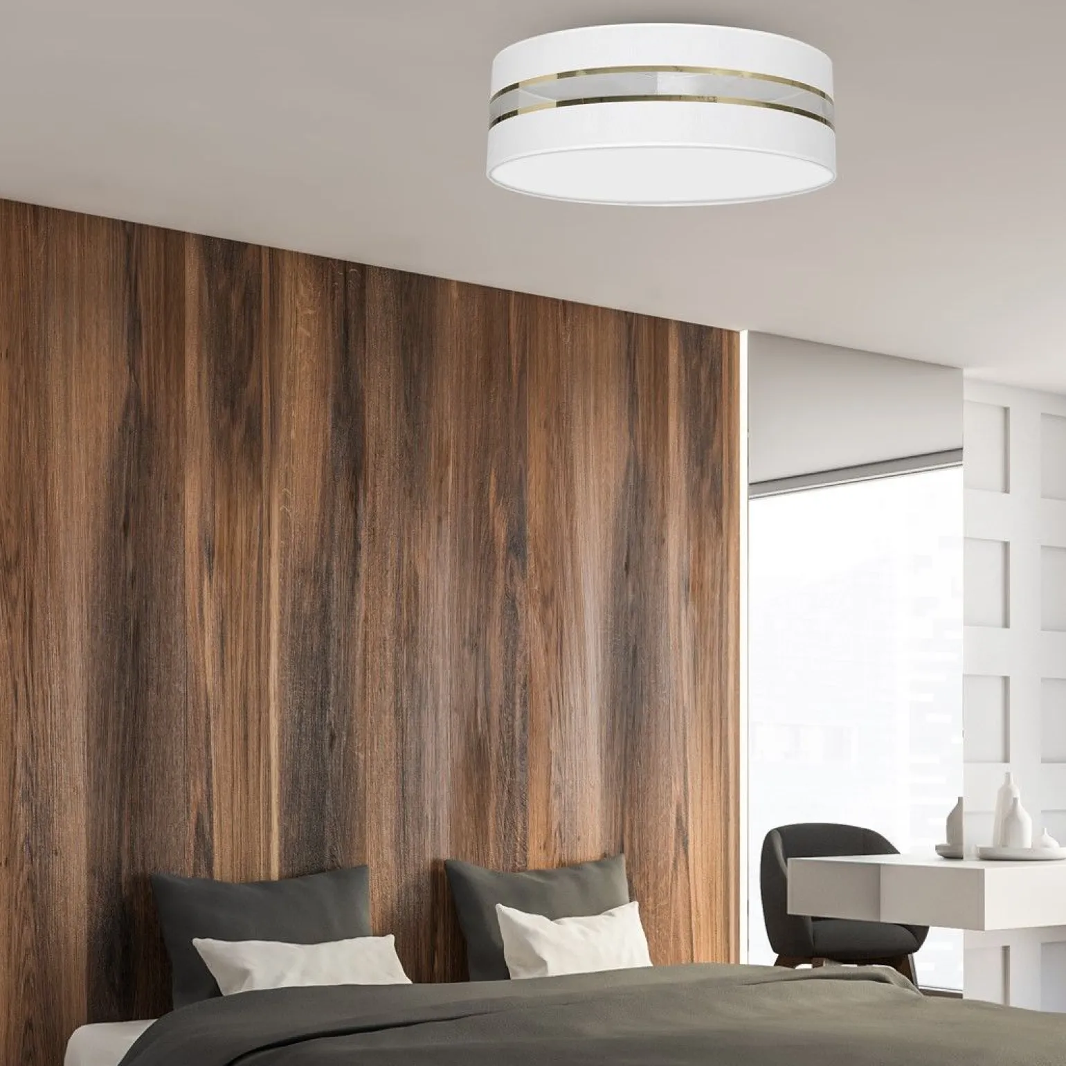 Sklep Kaja Elegancka lampa sufitowa, okrągły plafon MLP7352 z serii ULTIMO | Kaja Oświetlen