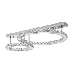 Sklep Kaja Elegancka lampa sufitowa, dwa koła MX3713-2-3CT GIRONA | Kaja