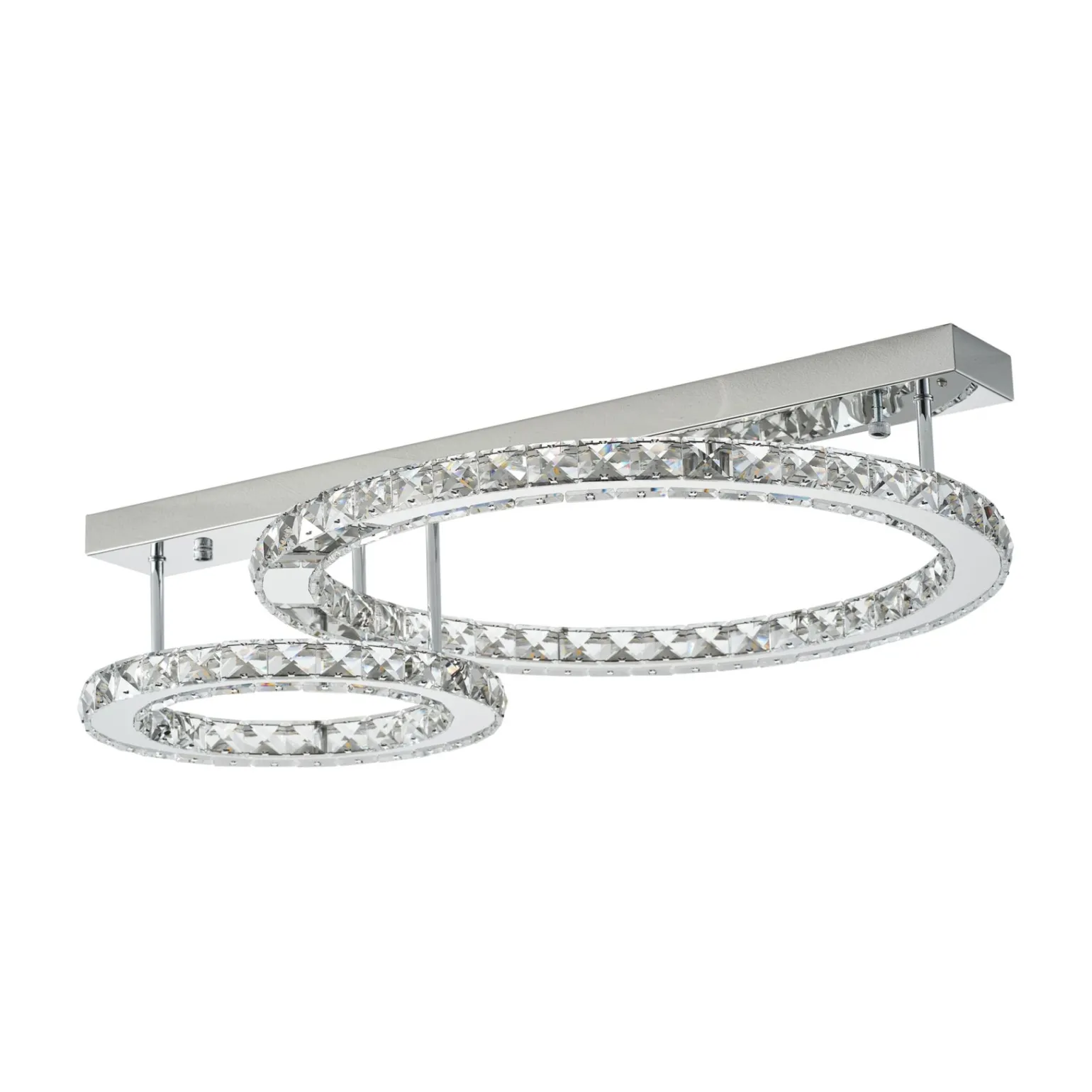 Sklep Kaja Elegancka lampa sufitowa, dwa koła MX3713-2-3CT GIRONA | Kaja