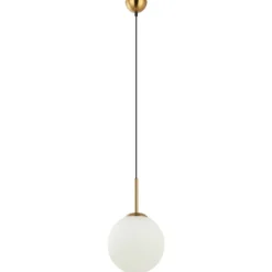 Best Sale Elegancka lampa wisząca do sypialni ⌀25cm PND-5578-1M-BRO - DEORE Żyrandole Nowoczesne