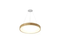 Fashion Elegancka lampa wisząca LED z drewnem AZ3344 SILVAM | Kaja Oświetlenie Żyrandole Nowoczesne