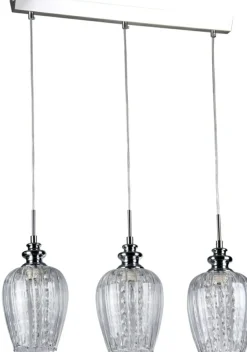 Best Elegancka lampa wisząca nad stół MOD044-PL-03-N BLUES | Kaja Żyrandole Nowoczesne