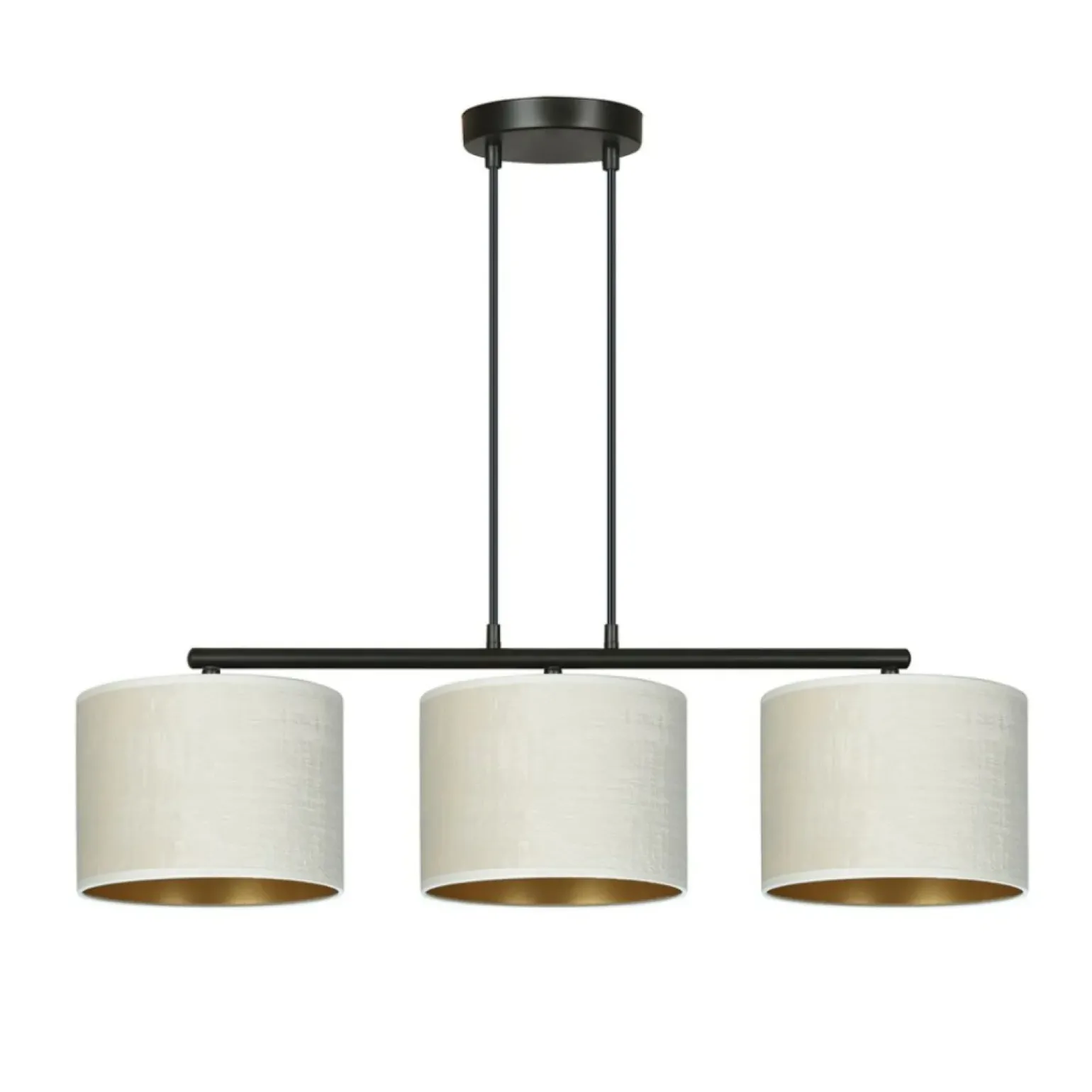 Store Elegancka lampa wisząca nad stół w jadalni 1052/3 HILDE | Kaja Żyrandole Nowoczesne